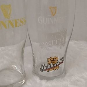 Guinness Pint beer glasses